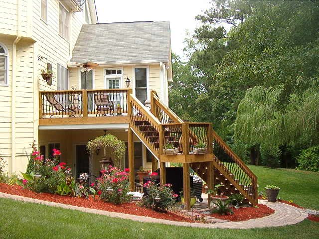 Deck and screened porch addition